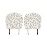 Cool gold moon abstract pattern Car Headrest Cover