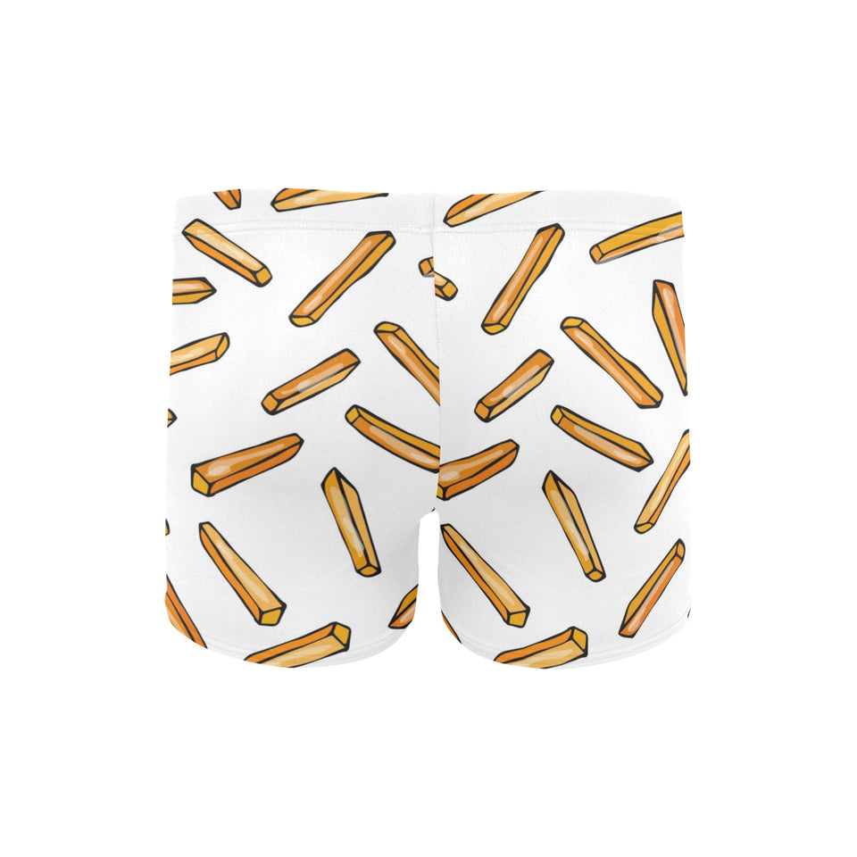 French fries potato pattern Men's Swimming Trunks