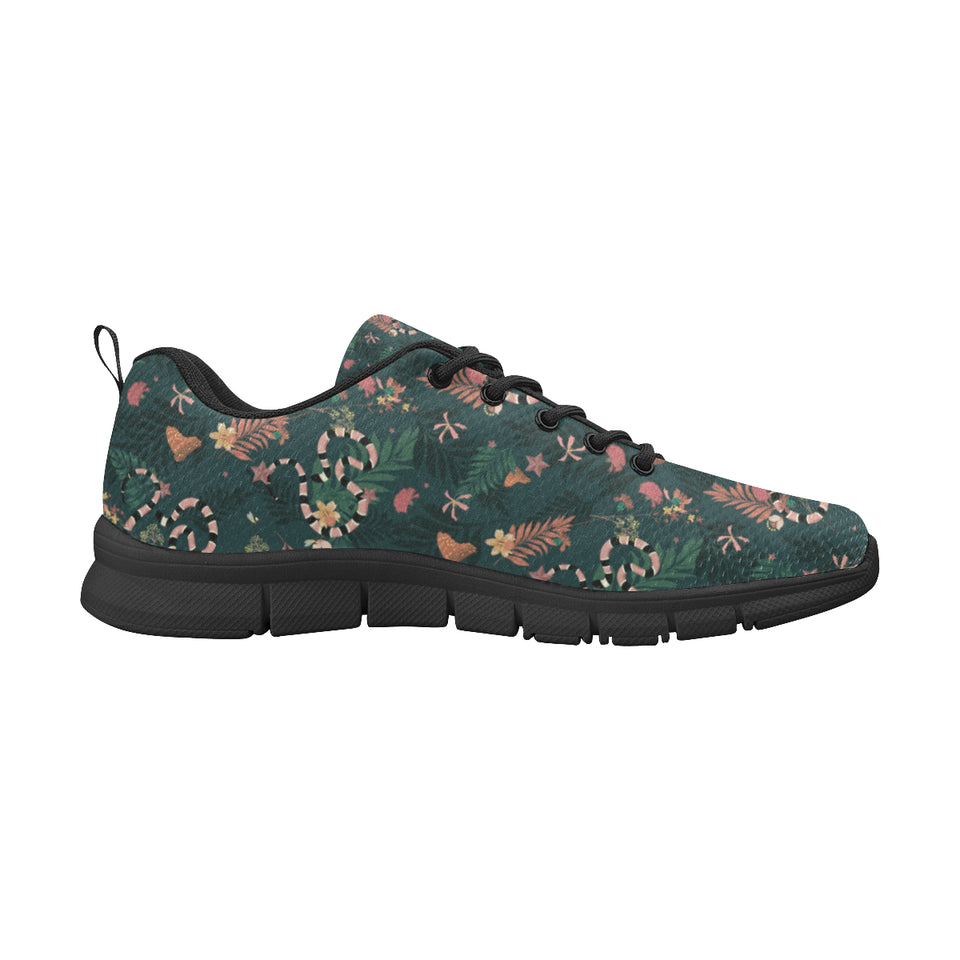 Snake forest pattern Women's Sneaker Shoes