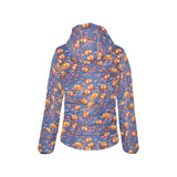 Clown Fish Pattern Print Design 04 Women's Padded Hooded Jacket