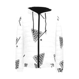 Billiard Ball Pattern Print Design 03 Men's Padded Hooded Jacket