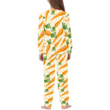 Carrot Pattern Print Design 01 Kids' Boys' Girls' All Over Print Pajama Set