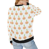 cute onions smiling faces Women's Crew Neck Sweatshirt