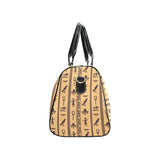 Egypt Hieroglyphics Pattern Print Design 02 Travel Bag