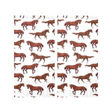 Horses running pattern background Gauze Curtain