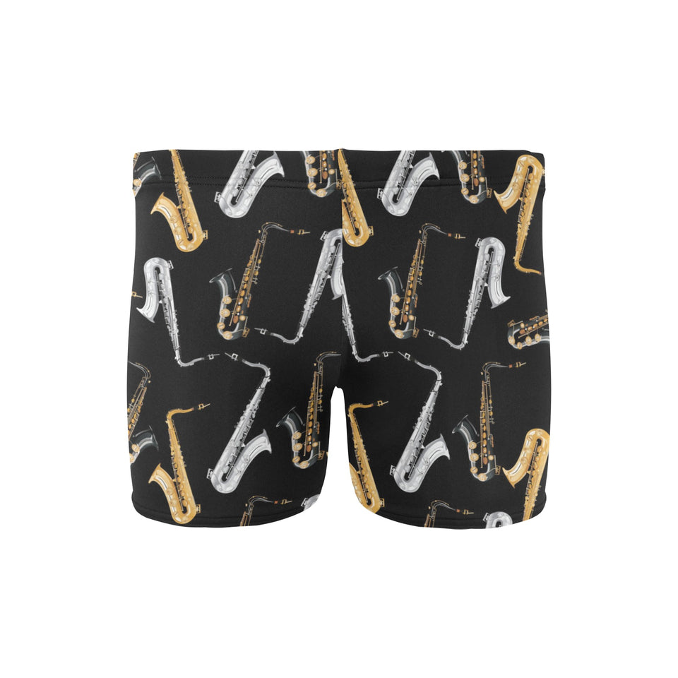 saxophone design pattern Men's Swimming Trunks