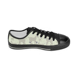 Little young goat pattern Kids' Boys' Girls' Low Top Canvas Shoes Black