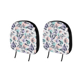 Butterfly pattern Car Headrest Cover
