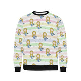 Cute hand drawn mermaid Men's Crew Neck Sweatshirt