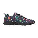 colorful space pattern planet star Women's Sneaker Shoes