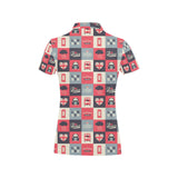 British Pattern Print Design 05 Women's All Over Print Polo Shirt