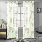 Little young goat pattern Gauze Curtain