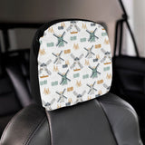 windmill pattern Car Headrest Cover