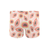 papaya leaves pattern Men's Swimming Trunks