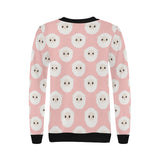 Cute sheep pattern Women's Crew Neck Sweatshirt
