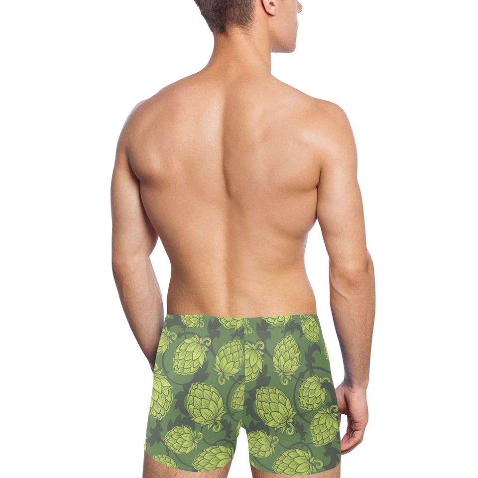 Hop pattern Hop cone background Men's Swimming Trunks