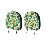 Avocado design pattern Car Headrest Cover