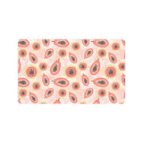 papaya leaves pattern Doormat