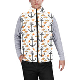Clown Fish Pattern Print Design 02 Men's Padded Vest