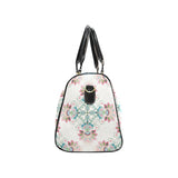 Square floral indian flower pattern Travel Bag