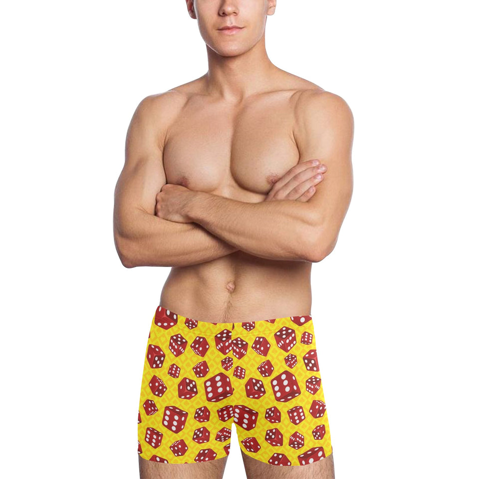 Dice Pattern Print Design 04 Men's Swimming Trunks