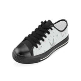 Cute goat design pattern Kids' Boys' Girls' Low Top Canvas Shoes Black