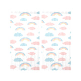 Cute rainbow clound pattern Gauze Curtain