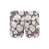 Garlic bulb dark background Men's Swimming Trunks