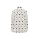 Dog Paws Pattern Print Design 03 Women's Long Sleeve Polo Shirt
