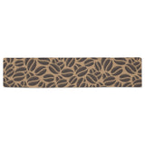 Coffee bean on brown background Table Runner