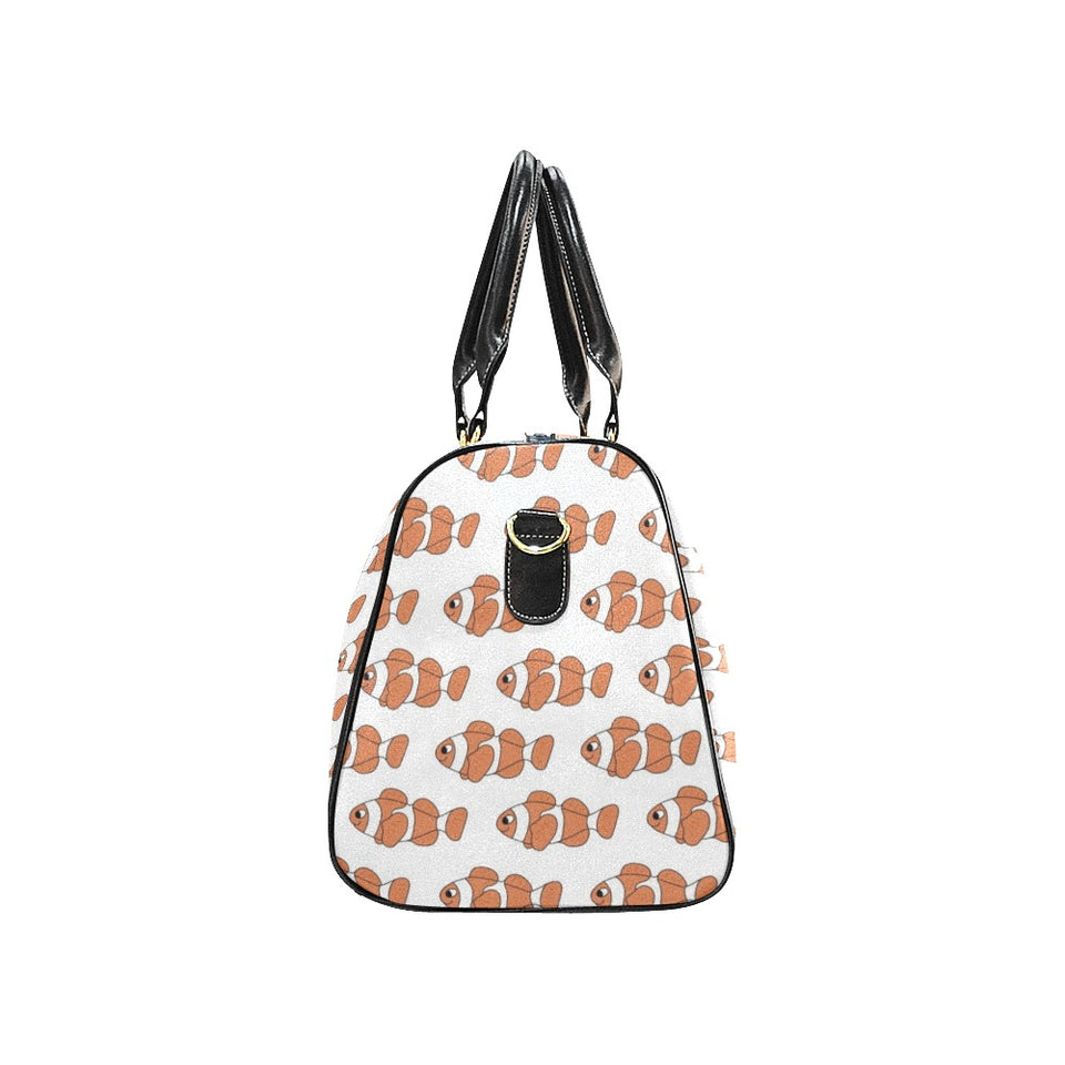 Clown Fish Pattern Print Design 05 Travel Bag