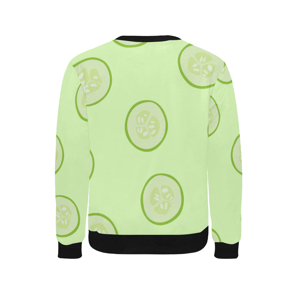 Cucumber pattern Men's Crew Neck Sweatshirt