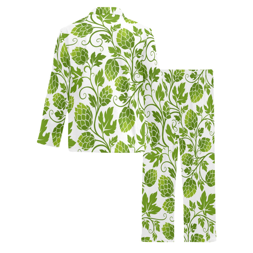 Hop design pattern Men's Long Pajama Set