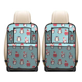 Cute penguin christmas design pattern Car Seat Back Organizer