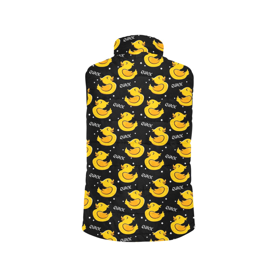 Duck Pattern Print Design 05 Men's Padded Vest