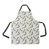 Pigeon Pattern Print Design 04 All Over Print Adjustable Apron