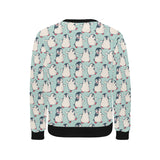 Cute Penguin pattern Men's Crew Neck Sweatshirt
