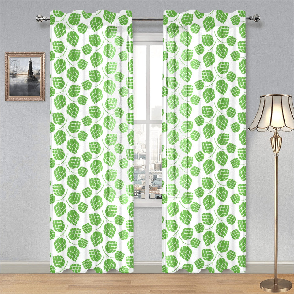 Hop pattern background Gauze Curtain