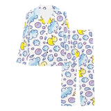 Duck Pattern Print Design 01 Women's Long Pajama Set