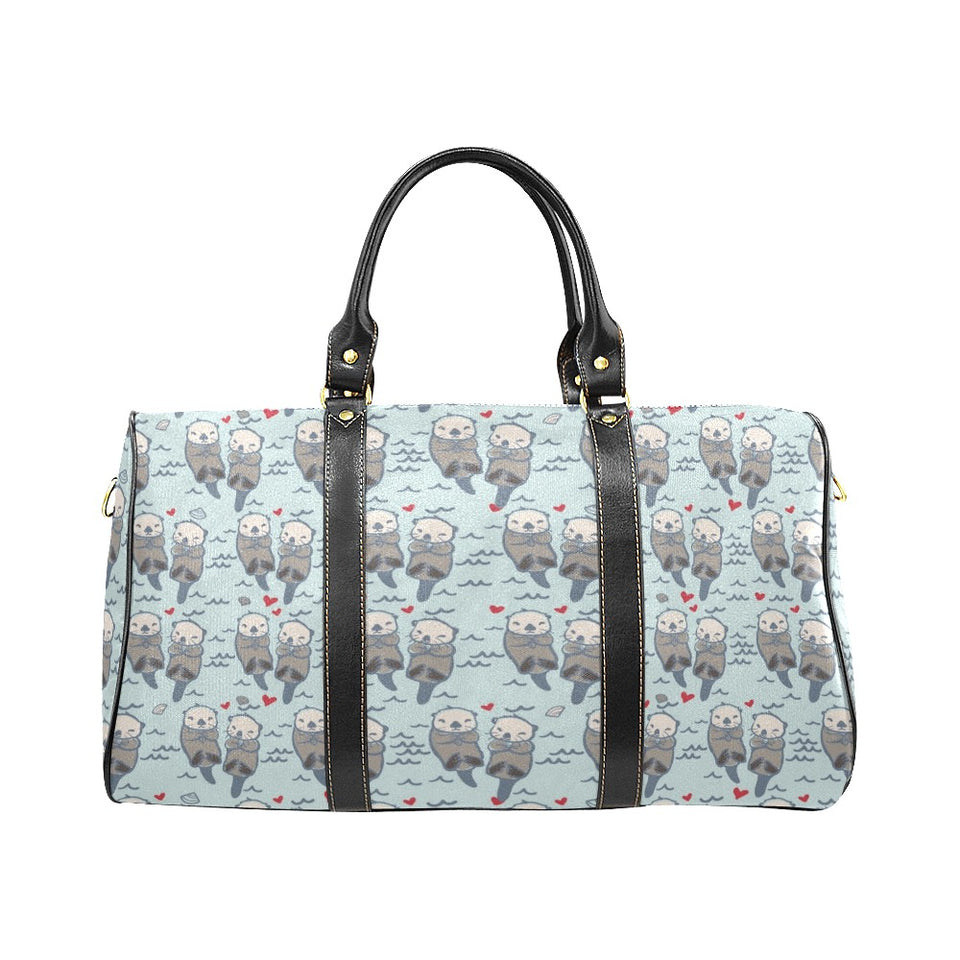 Lovely Sea Otter Pattern Travel Bag