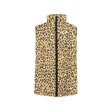 Leopard skin print Men's Padded Vest