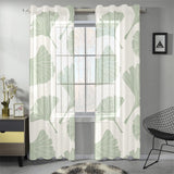 Ginkgo leaves pattern Gauze Curtain