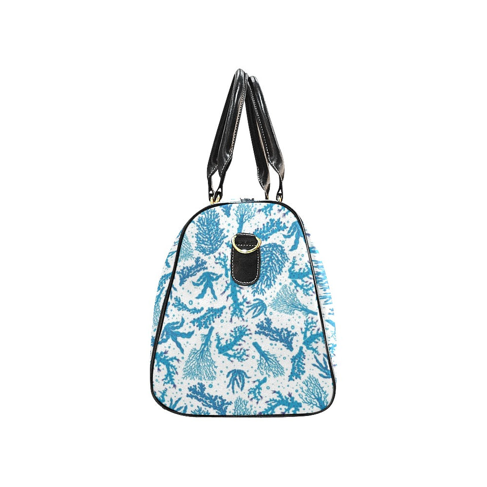 Coral Reef Pattern Print Design 01 Travel Bag