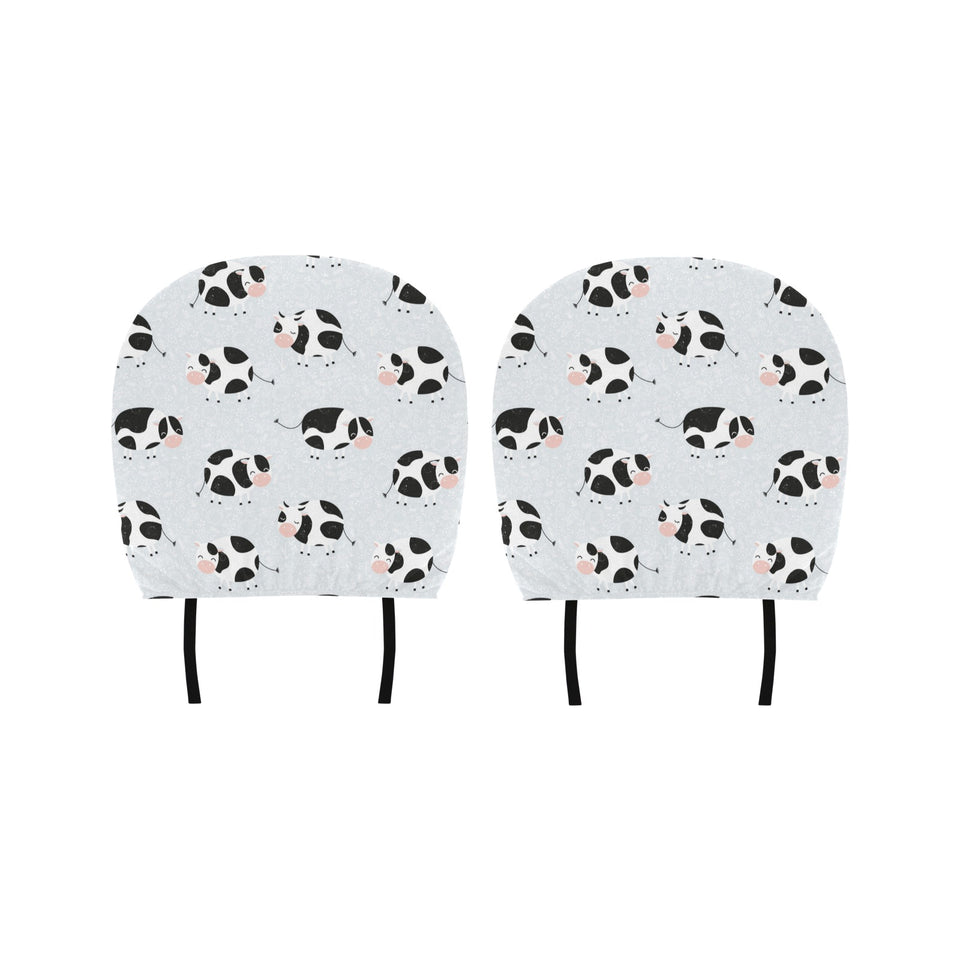 Cute cows pattern Car Headrest Cover
