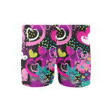 heart dot wave star creative design pattern Men's Swimming Trunks