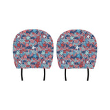 Hand drawn colorful starfish Car Headrest Cover