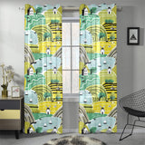 Hand drawn windmill pattern Gauze Curtain