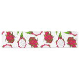 dragon fruits white background Table Runner