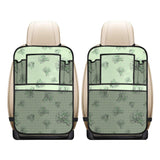 broccoli sketch pattern Car Seat Back Organizer