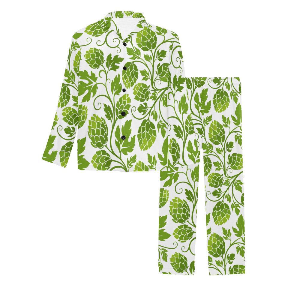 Hop design pattern Men's Long Pajama Set